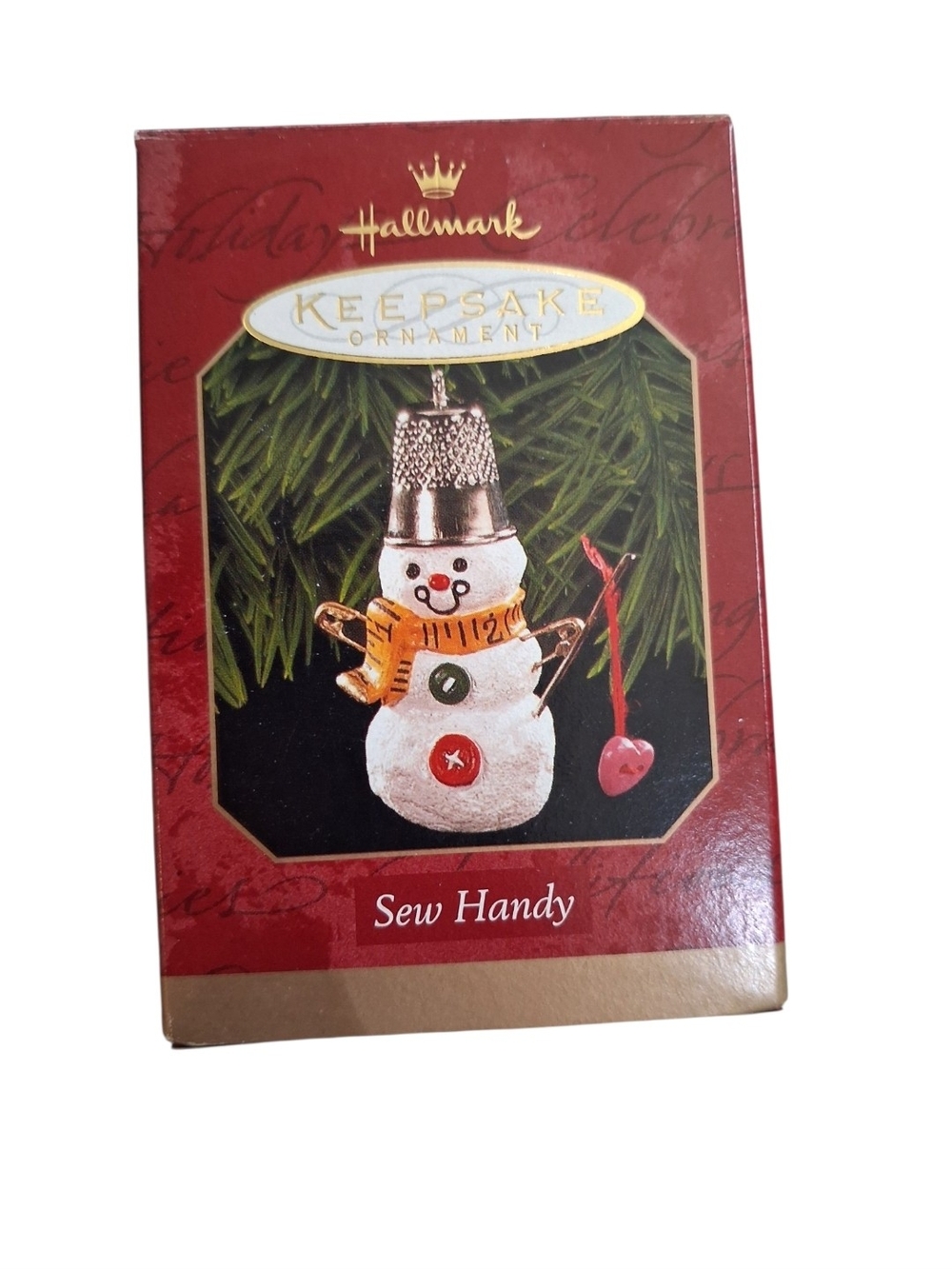 Hallmark Sew Handy Snowman Ornament